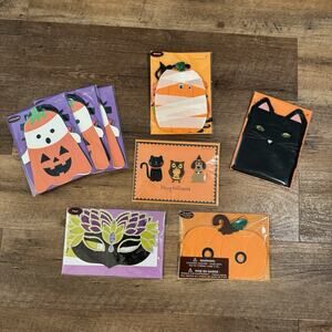 Lot of 8 Papyrus Greeting Cards Halloween New Sealed Retail $60 Mask Display Cat